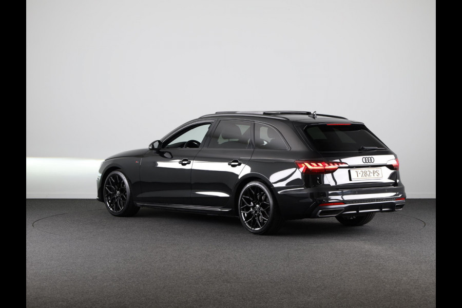 Audi A4 Avant 35 TFSI S-line Competition 150 pk S-tronic | Verlengde garantie | Navigatie | Panoramadak | Parkeersensoren achter | Cruise control | Autom. airco (3 zones) |