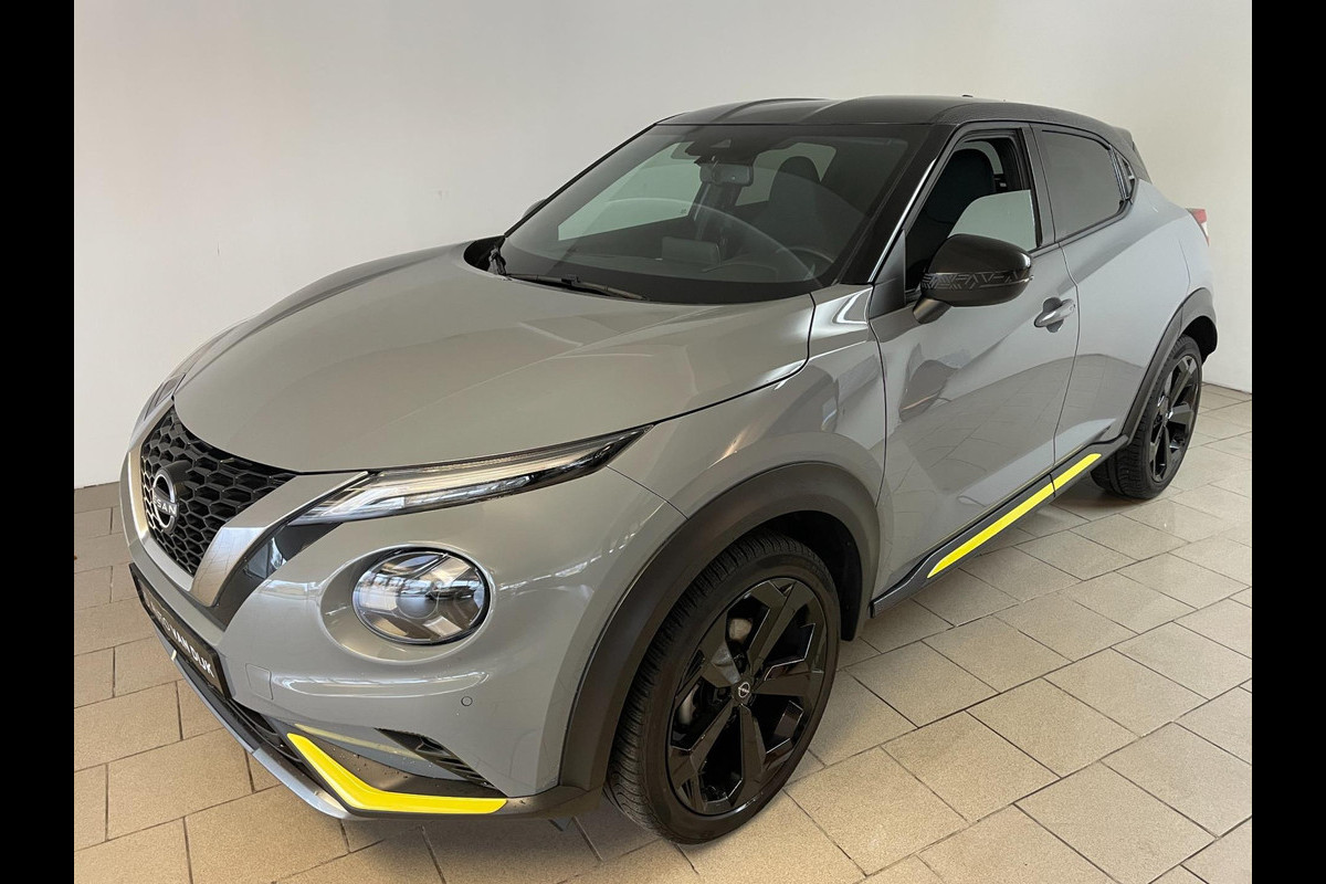 Nissan Juke 1.0 DIG-T Kiiro AIRCO CLIMA NAVI CRUISE ELEK RAMEN STOELVERW BLUETOOTH CAMERA CENT VERG PRIVACYGLAS NIEUWSTAAT