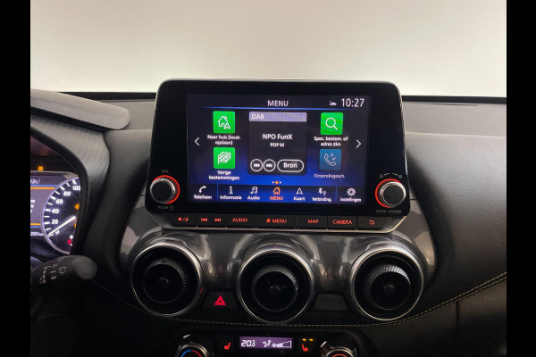 Nissan Juke 1.0 DIG-T Kiiro AIRCO CLIMA NAVI CRUISE ELEK RAMEN STOELVERW BLUETOOTH CAMERA CENT VERG PRIVACYGLAS NIEUWSTAAT