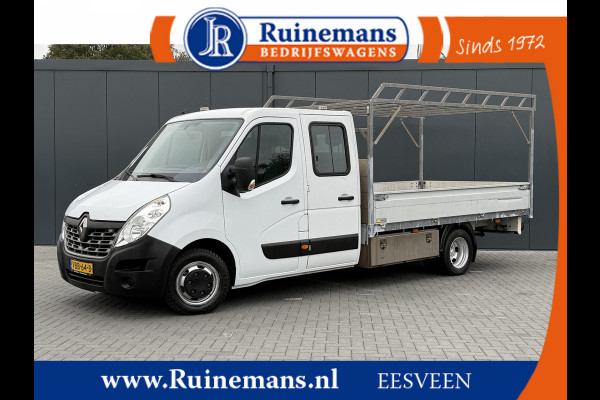 Renault Master 2.3 DCI 131 PK L3 MAXI / PICK UP / UNIEK 22.842 KM !! / DUBBELE CABINE / EXTRA LANG / DUBBEL LUCHT / IMPERIAAL / TREKHAAK