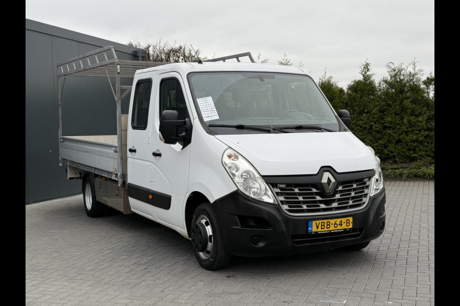 Renault Master 2.3 DCI 131 PK L3 MAXI / PICK UP / UNIEK 22.842 KM !! / DUBBELE CABINE / EXTRA LANG / DUBBEL LUCHT / IMPERIAAL / TREKHAAK