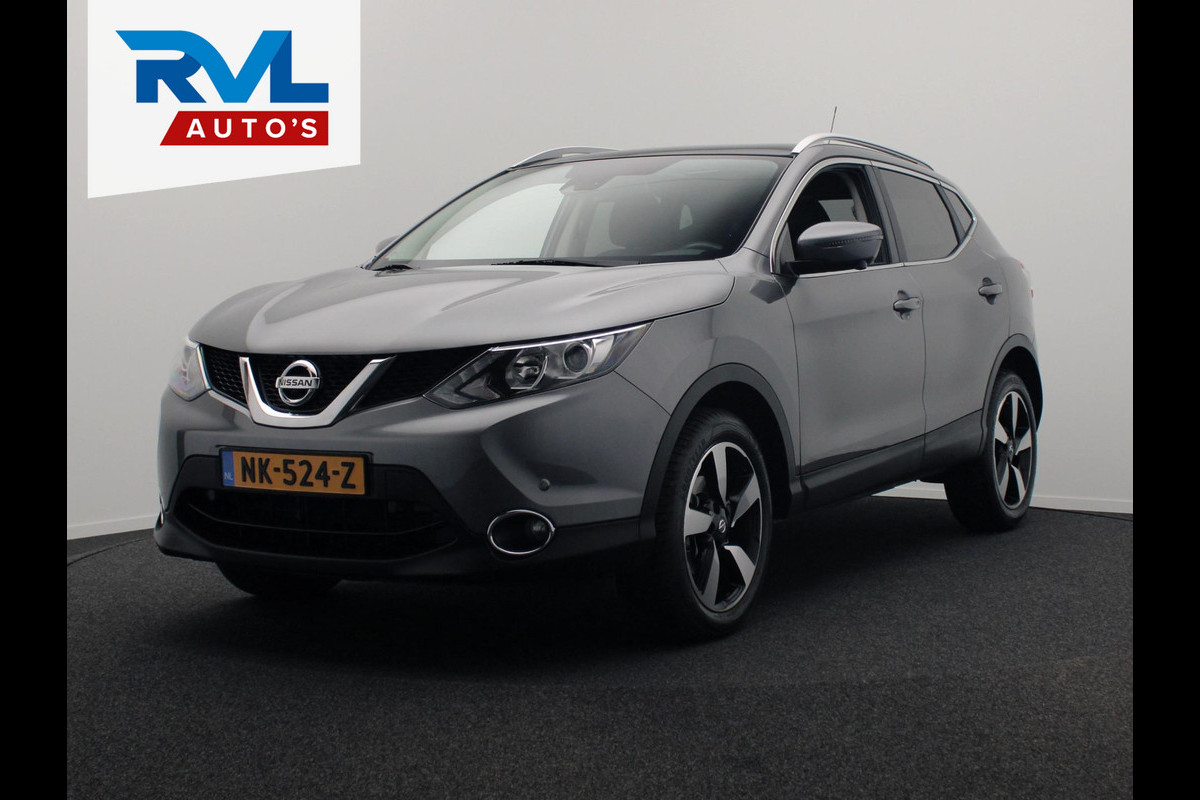 Nissan QASHQAI 1.2 N-Connecta Panorama-dak 360° Camera Navigatie Climate-control * Orgineel Nederlands *