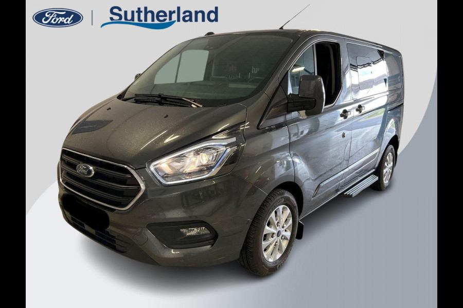 Ford Transit Custom 300 2.0 TDCI L1H1 Limited DC | 170pk Automaat | Dubbele cabine | Dubbele schuifdeur met ruit | Bijrijdersstoel | Stoelverwarming | Scherm | Camera | Achterklep