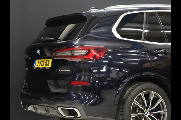 BMW X5 xDrive45e High Executive M Sport [SCHUIFKANTELDAK, ADAPTIVE CRUISE, HEAD UP, APPLE CARPLAY, MEMORYSEATS, 360 CAMERA, FLIPPERS, M PAKKET, VOL LEDER, STOELVERWARMING, NIEUWSTAAT]