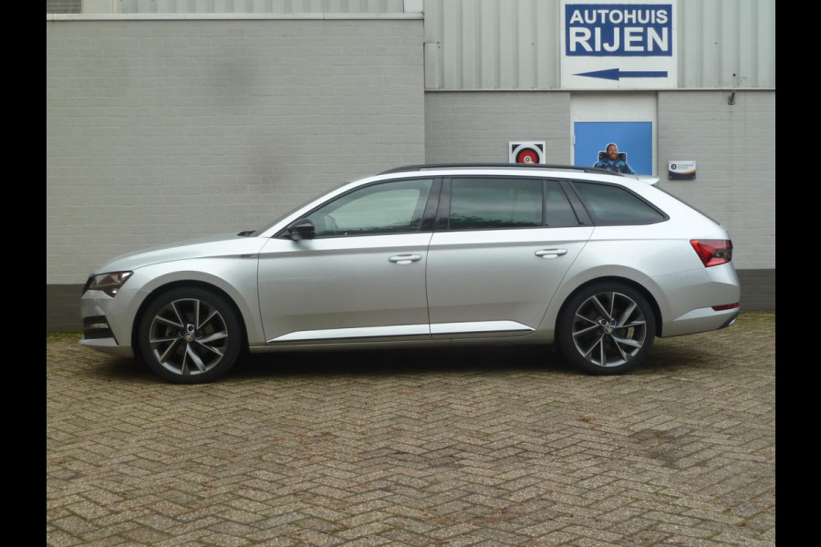 Škoda Superb Combi 1.4 TSI iV Sportline|Sportstoelen|Memory|Virtual-Cockpit|Keyless-Entry|Canton-Audio|Matrix-LED