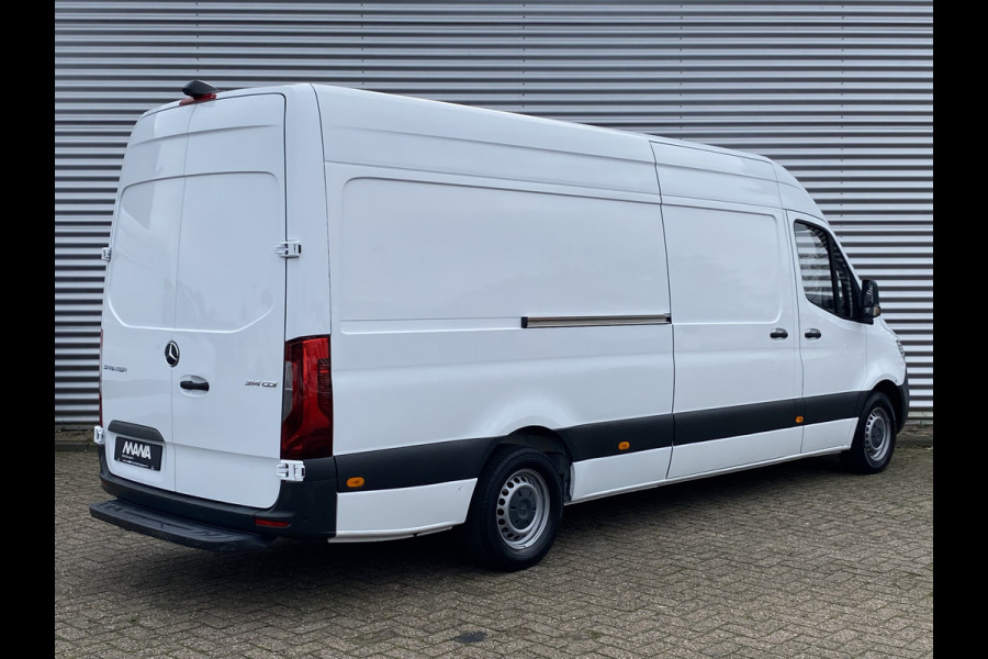 Mercedes-Benz Sprinter 314CDI 143pk L3H2 Automaat LED Cruise Airco Car-Play 360º Camera Sensoren Bijrijdersbank Keyless-Start