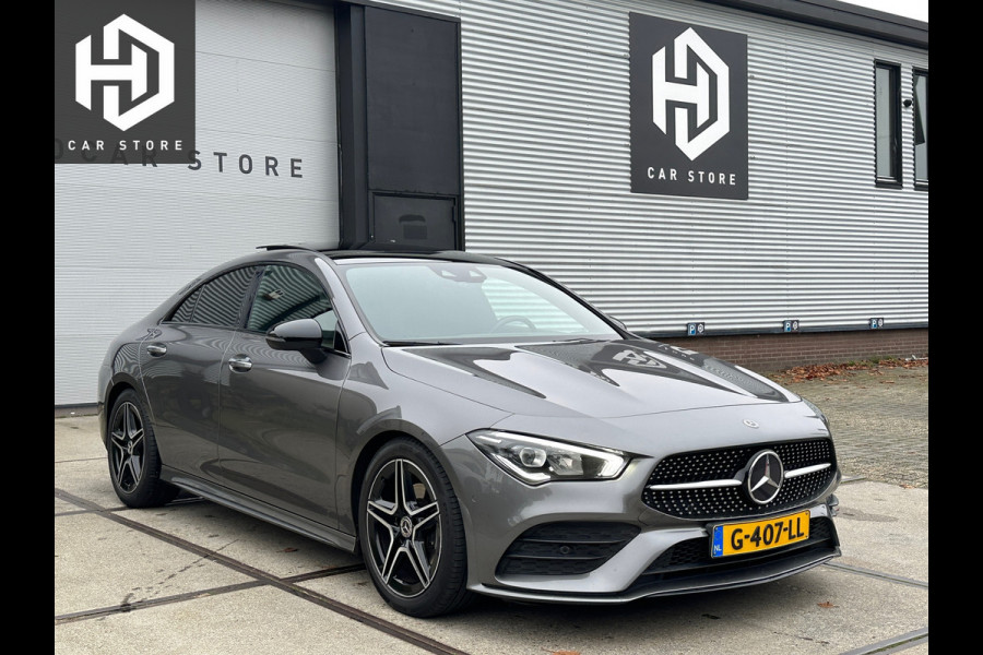 Mercedes-Benz CLA-Klasse 180 AMG Night Pano|Sfeer|Dodehoek|Dealer Onderhouden