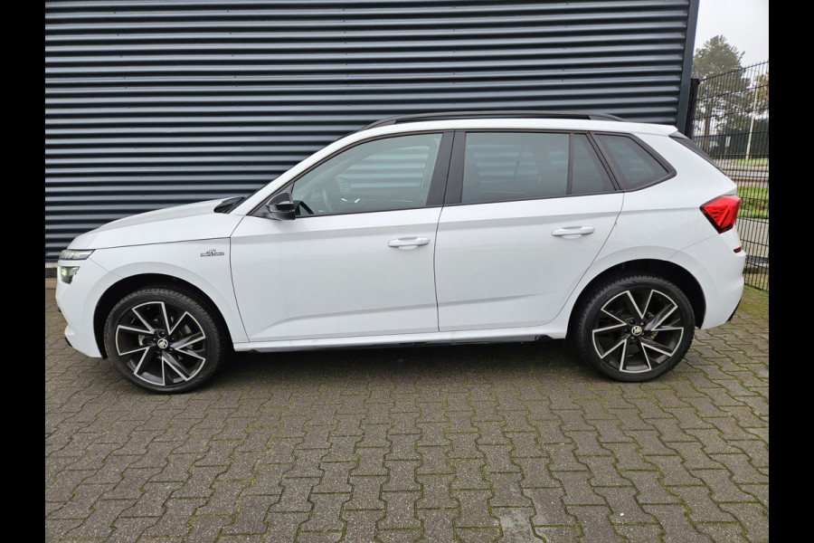 Škoda Kamiq 1.0 TSI Monte Carlo DSG | Trekhaak af Fabriek | Panodak | RS Sportstoelen Verwarmd | Keyless | Camera | Navi Full Map | El. Achterklep | Apple Carplay |