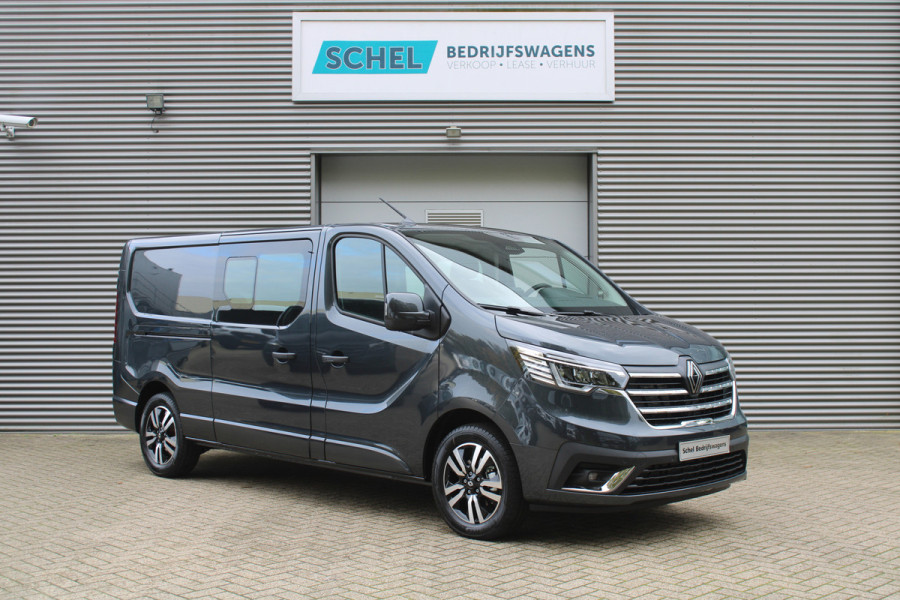 Renault Trafic 2.0 Blue dCi 170pk T29 L2H1 Extra DC - 2x Schuifdeur - Carplay - LED - Blind Spot - Navigatie - Camera - Trekhaak - Stoelverwarm