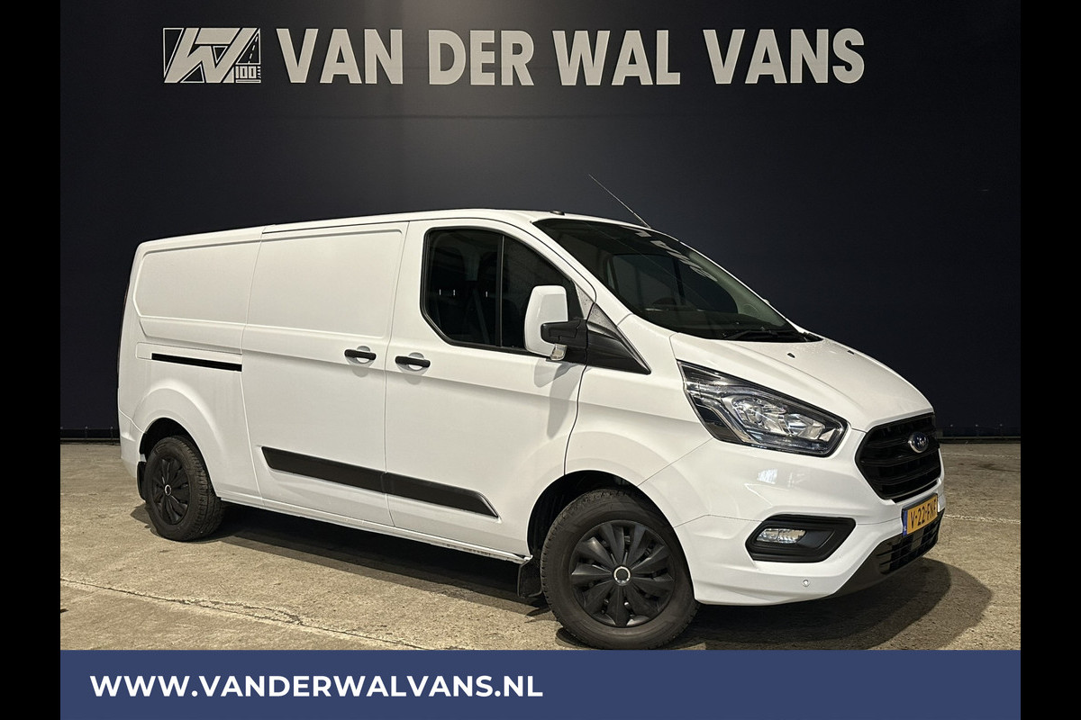 Ford Transit Custom 2.0 TDCI 131pk L2H1 Euro6 Airco | Camera | LED | Cruisecontrol | 2800kg Trekvermogen Parkeersensoren, Verwarmde voorruit, Bijrijdersbank