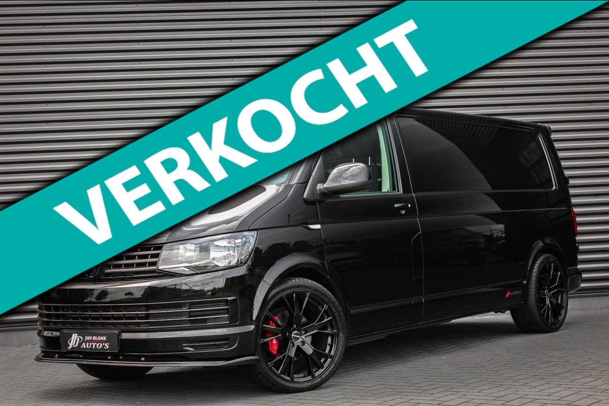 Volkswagen Transporter 2.0 TDI L1H2 150PK JB-EDTION / FULL BLACK / TREKHAAK / APPLE CARPLAY / AIRCO / SPOILER / 6-BAK