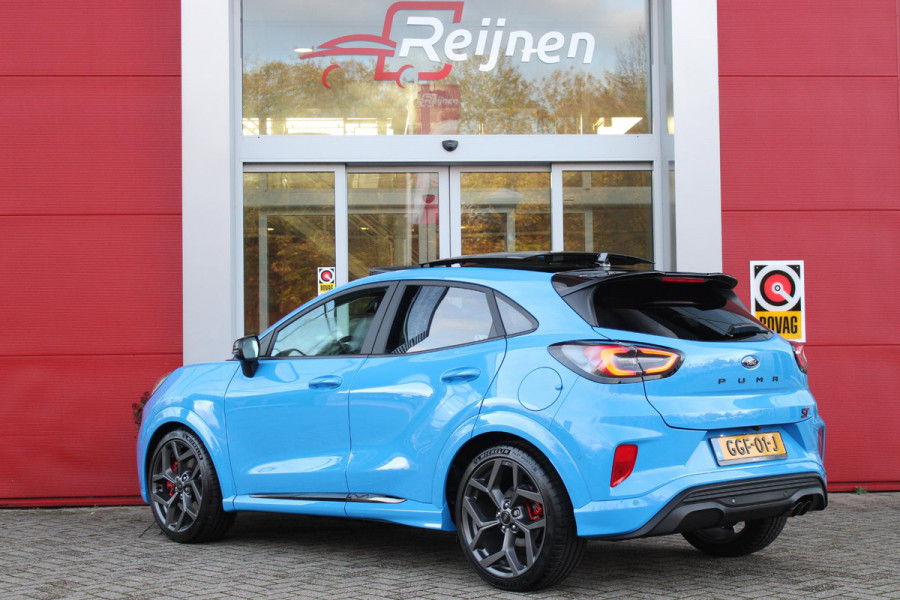 Ford Puma 200PK ST-X | PANORAMISCH SCHUIF/KANTEL DAK | B&O AUDIO SYSTEM | APPLE CARPLAY/ANDROID AUDIO | DRAADLOZE TELEFOONLADER | DODEHOEK DETECTIE | ELEKTRISCHE ACHTERKLEP | WINTER PACK: STOEL/STUUR/VOORRUIT VERWARMING | FULL LED KOPLAMPEN | NAVIGATIE | CLIMATE CONTROL | SPERDIFFERENCIEEL |