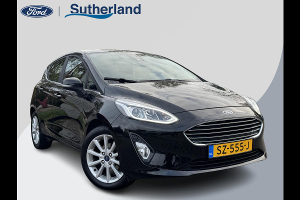 Ford Fiesta 1.0 EcoBoost Titanium 100pk Navigatie | Parkeersensoren | Climate control | Dealer onderhouden