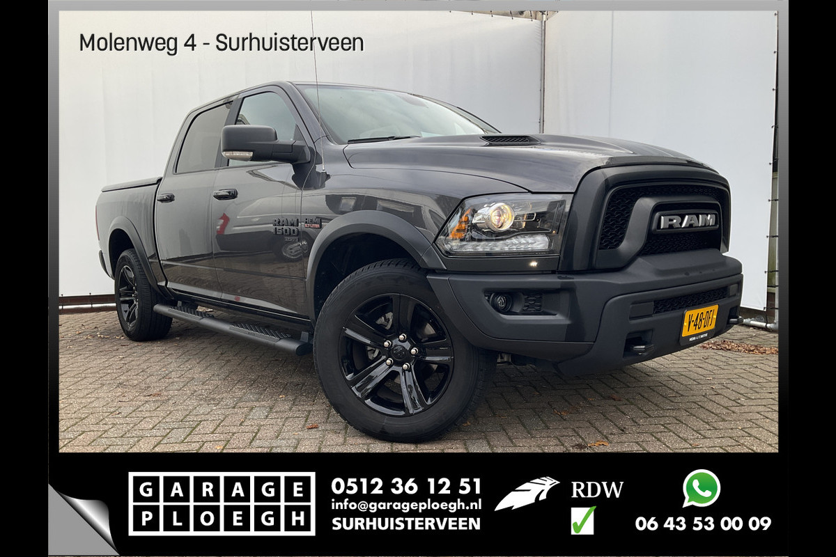 Dodge Ram 1500 5-Pers 5.7 V8 REBEL 4x4 WARLOCK Pano.dak Nav/Cam Stoel/stuurverw. Vol Opties!