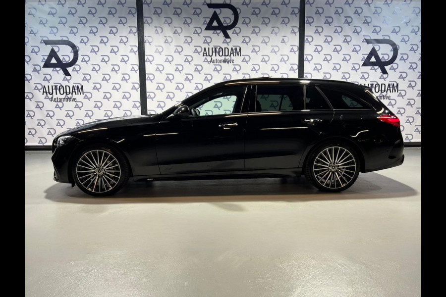 Mercedes-Benz C-Klasse Estate 300 e AMG Line|Pano|Burmester|HeadUp|MBUX|Leder|Ambiente|360|DigitalLed|ACC|Memory Stoelen|Trekhaak