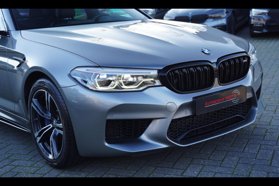 BMW 5 Serie M5 | Carbon | Harman/Kardon | Dealer onderhouden | Sfeerverlichting | Donington Grau | 600PK | NAP | Origineel NL |