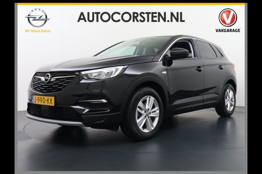 Opel Grandland X T131PK AUT-8 Apple Carplay Android Auto Navi Ecc Pdc Autom.AchterklepAGR-Stoel Cruise Control Keyless LaneAssist DAB Bluetooth Connected Led Licht-Regensensor Business Executive 1ste Eigenaar 1300 kg trekvermogen 39.000 nieuw!