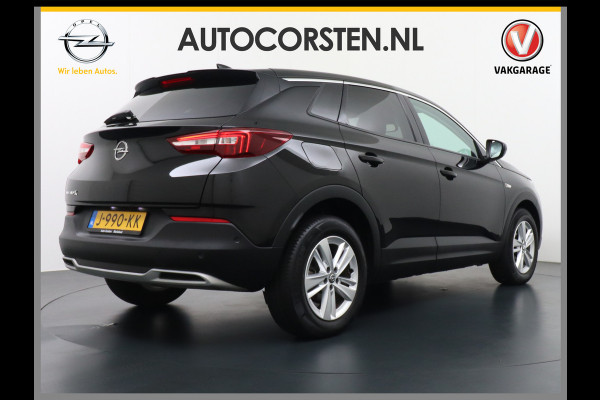 Opel Grandland X T131PK AUT-8 Apple Carplay Android Auto Navi Ecc Pdc Autom.AchterklepAGR-Stoel Cruise Control Keyless LaneAssist DAB Bluetooth Connected Led Licht-Regensensor Business Executive 1ste Eigenaar 1300 kg trekvermogen 39.000 nieuw!