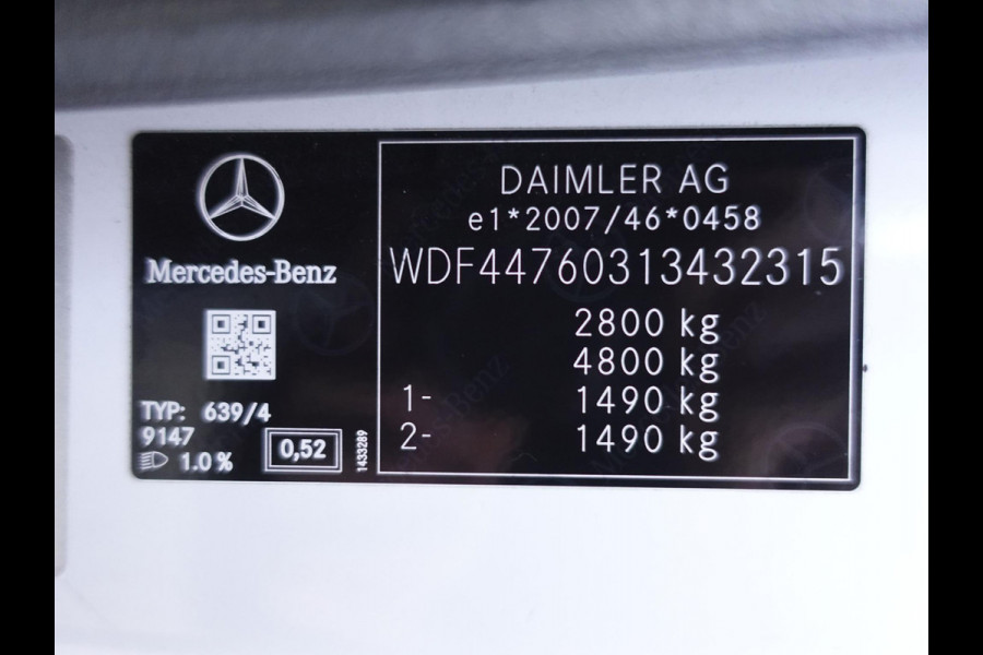 Mercedes-Benz Vito 111 CDI Lang XXL Airco 3zits Radio Bluetooth