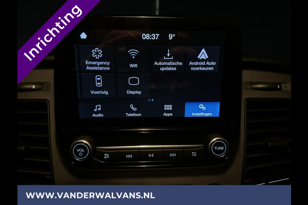 Ford Transit Custom 2.0 TDCI L1H1 inrichting Euro6 Airco | Omvormer | Camera | 2500kg Trekhaak cruisecontrol, android auto, parkeersensoren, bijrijdersbank, verwarmde voorruit