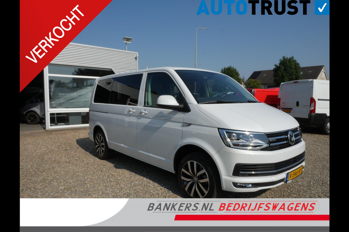 Volkswagen Transporter 2.0 TDI 205PK DSG 4Motion, Highline Airco, 2 x Schuifdeur (elektrisch bedienbaar)