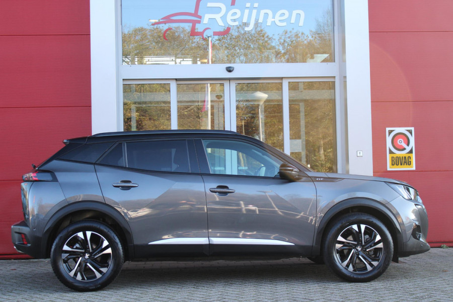 Peugeot 2008 1.2 130PK GT | NAVIGATIE 10" TOUCHSCREEN | APPLE CARPLAY/ANDROID AUTO | CRUISE CONTROL | ACHTERUITRIJ CAMERA | DODEHOEK BEWAKING | FULL LED KOPLAMPEN | 3-D INSTRUMENTENPANEEL | DAB+ RADIO | LICHTMETALEN VELGEN 17" |