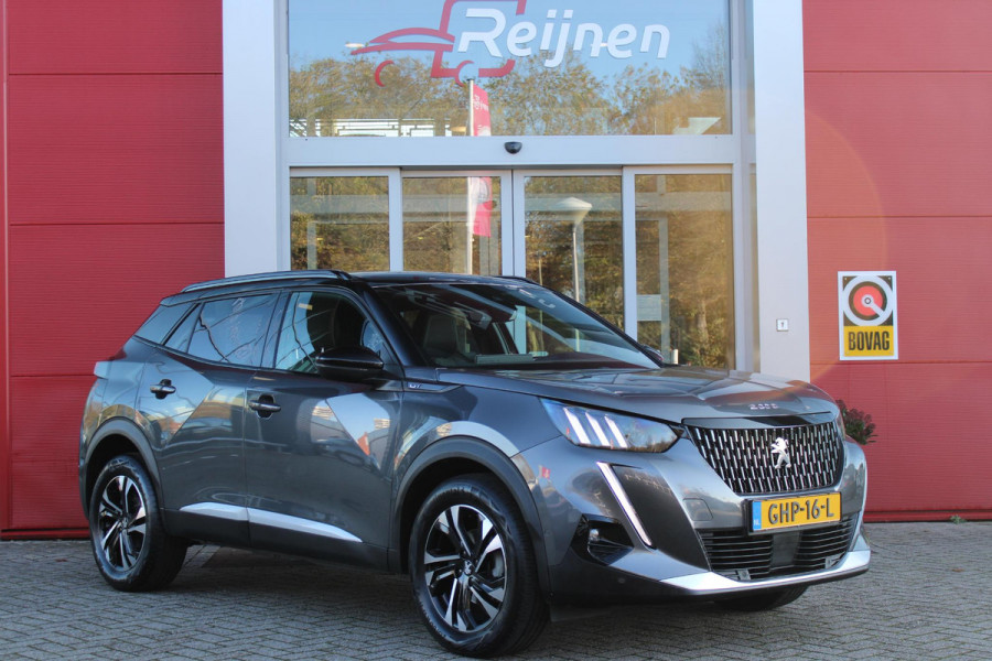 Peugeot 2008 1.2 130PK GT | NAVIGATIE 10" TOUCHSCREEN | APPLE CARPLAY/ANDROID AUTO | CRUISE CONTROL | ACHTERUITRIJ CAMERA | DODEHOEK BEWAKING | FULL LED KOPLAMPEN | 3-D INSTRUMENTENPANEEL | DAB+ RADIO | LICHTMETALEN VELGEN 17" |