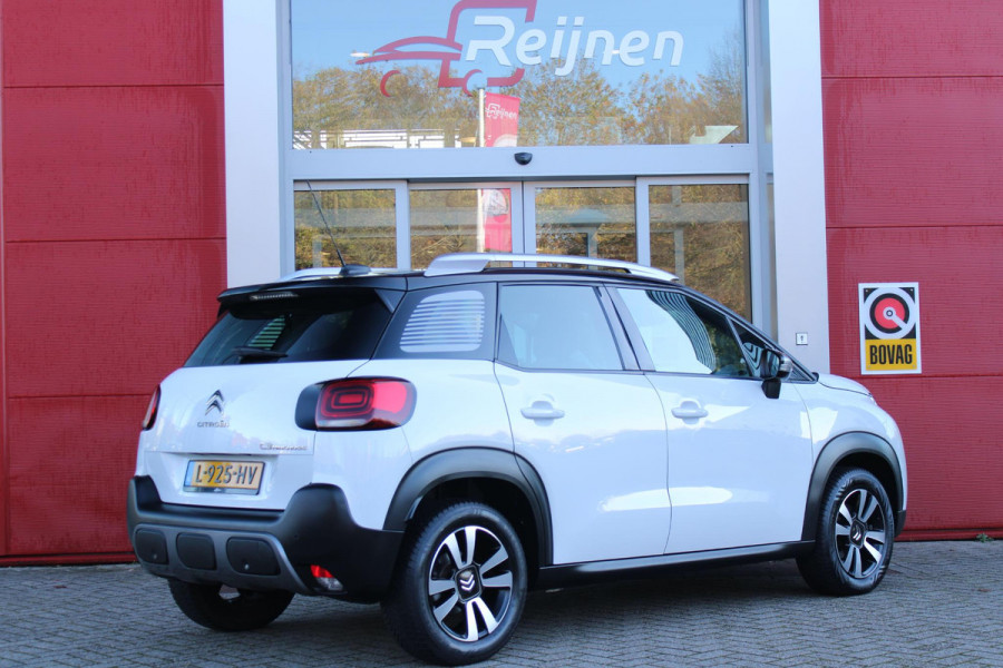 Citroën C3 Aircross 1.2 110PK AUTOMAAT SHINE | NAVIGATIE | APPLE CARPLAY/ANDROID AUTO | DAB+ RADIO | CRUISE CONTROL | LICHTMETALEN VELGEN | PARKEER SENSOREN VOOR EN ACHTER | ALL SEASON BANDEN | ZONNESCHERMEN ACHTER | CLIMATE CONTROL |