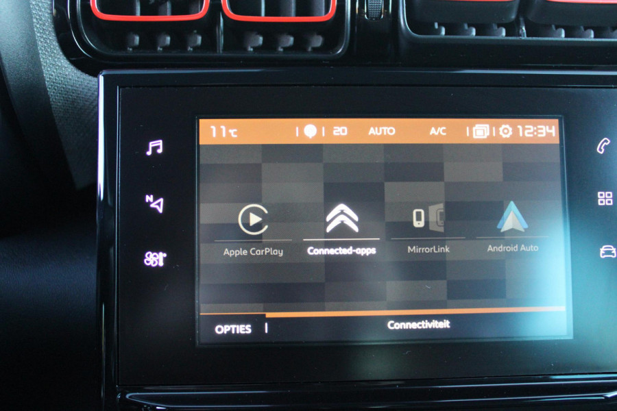 Citroën C3 Aircross 1.2 110PK AUTOMAAT SHINE | NAVIGATIE | APPLE CARPLAY/ANDROID AUTO | DAB+ RADIO | CRUISE CONTROL | LICHTMETALEN VELGEN | PARKEER SENSOREN VOOR EN ACHTER | ALL SEASON BANDEN | ZONNESCHERMEN ACHTER | CLIMATE CONTROL |