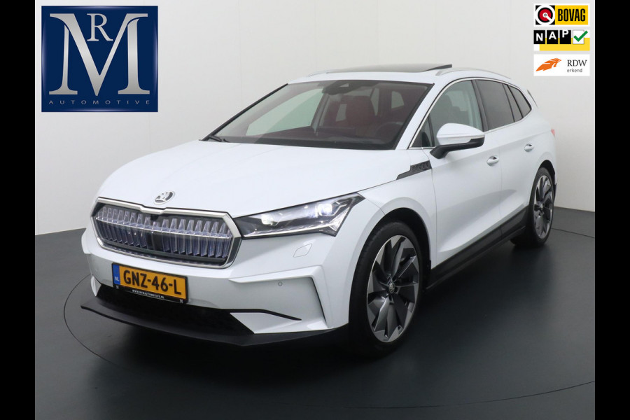 Škoda ENYAQ iV 80 Sportline | LEDER | PANO | MEMORY SEAT | MEGA COMPLEET | rijklaarprijs incl. 12mnd BOVAG