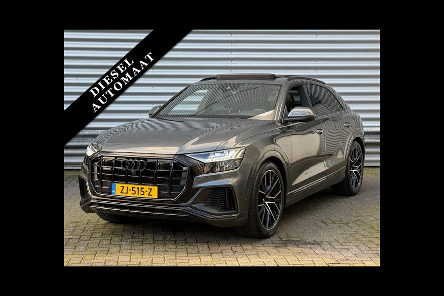 Audi Q8 50 TDI 3.0-V6 286pk quattro Pro Line Plus Automaat BTW Clima Cruise Navi Camera Panoramadak Sfeer Leder 22"LMV