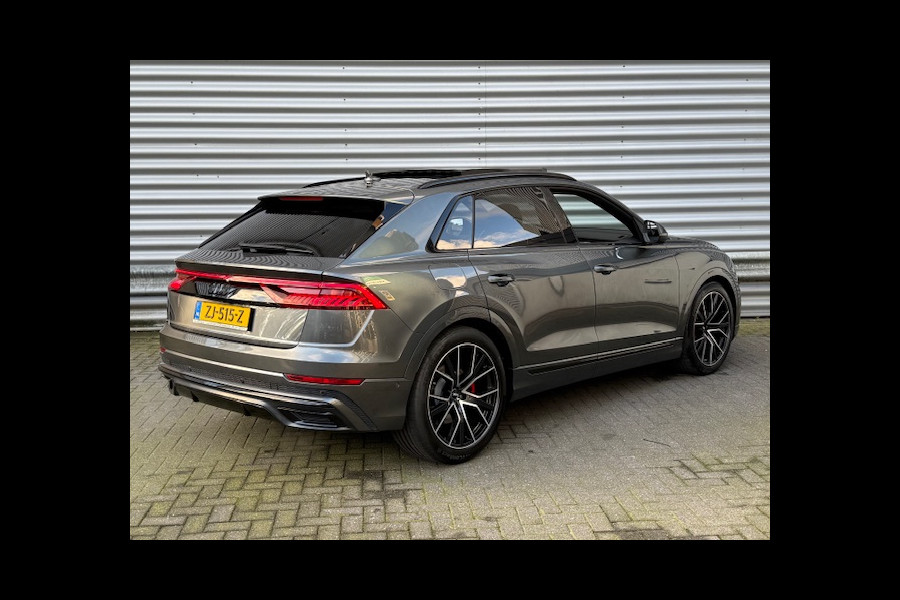 Audi Q8 50 TDI 3.0-V6 286pk quattro Pro Line Plus Automaat BTW Clima Cruise Navi Camera Panoramadak Sfeer Leder 22"LMV