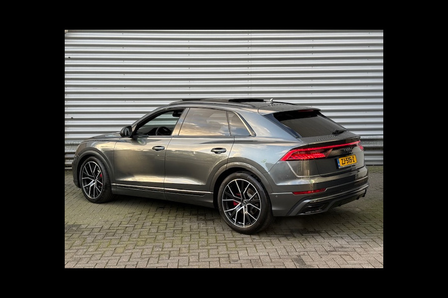 Audi Q8 50 TDI 3.0-V6 286pk quattro Pro Line Plus Automaat BTW Clima Cruise Navi Camera Panoramadak Sfeer Leder 22"LMV