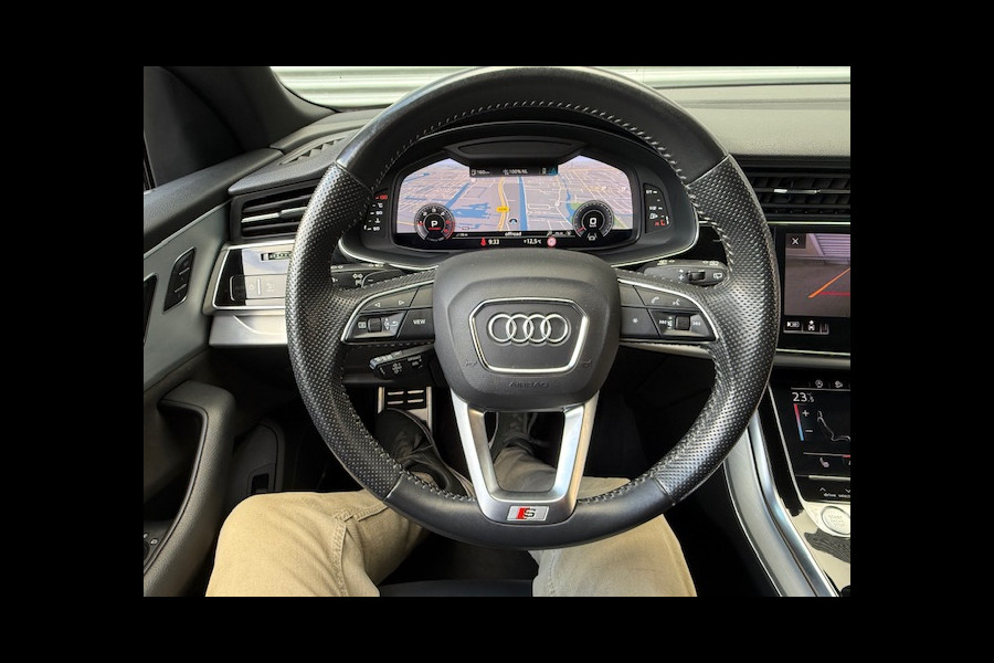 Audi Q8 50 TDI 3.0-V6 286pk quattro Pro Line Plus Automaat BTW Clima Cruise Navi Camera Panoramadak Sfeer Leder 22"LMV