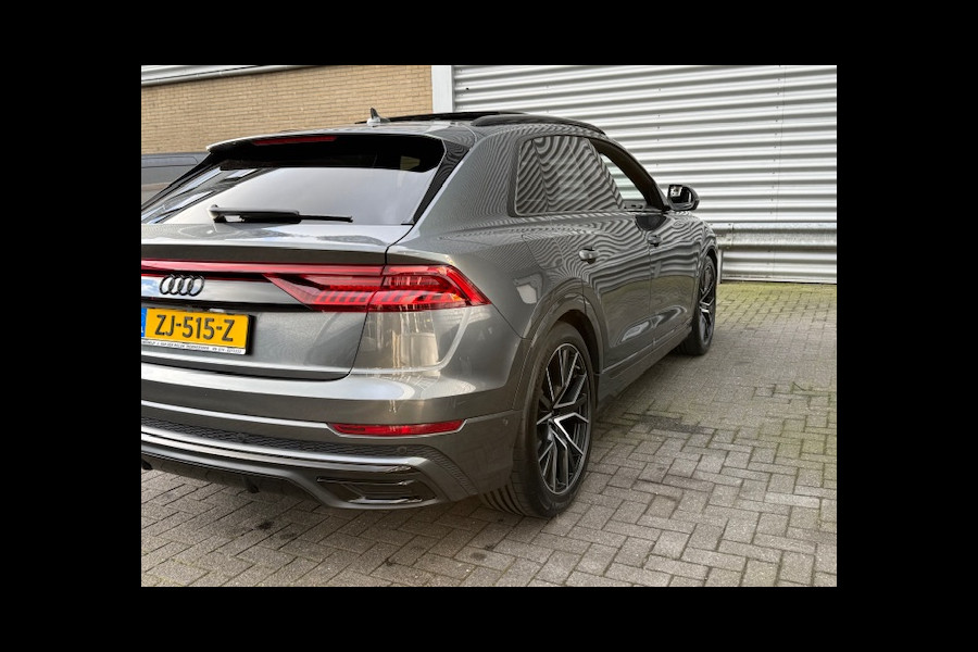 Audi Q8 50 TDI 3.0-V6 286pk quattro Pro Line Plus Automaat BTW Clima Cruise Navi Camera Panoramadak Sfeer Leder 22"LMV