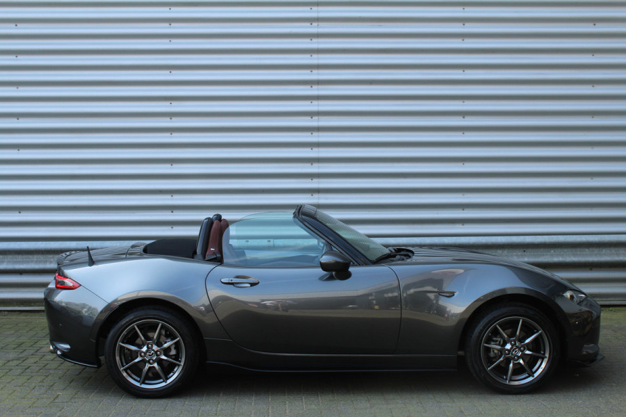 Mazda MX-5 1.5 SkyActiv-G 132 GT-M NL-Auto NAP 28.080km TOP STAAT BOSE Clima Cruise Navi Camera Leder Stoelverwarming