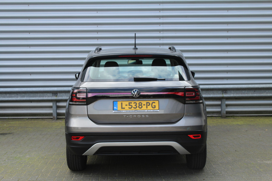 Volkswagen T-Cross 1.0 TSI 96pk Life NL-Auto NAP Airco Cruise Carplay 16"LMV Dakreling