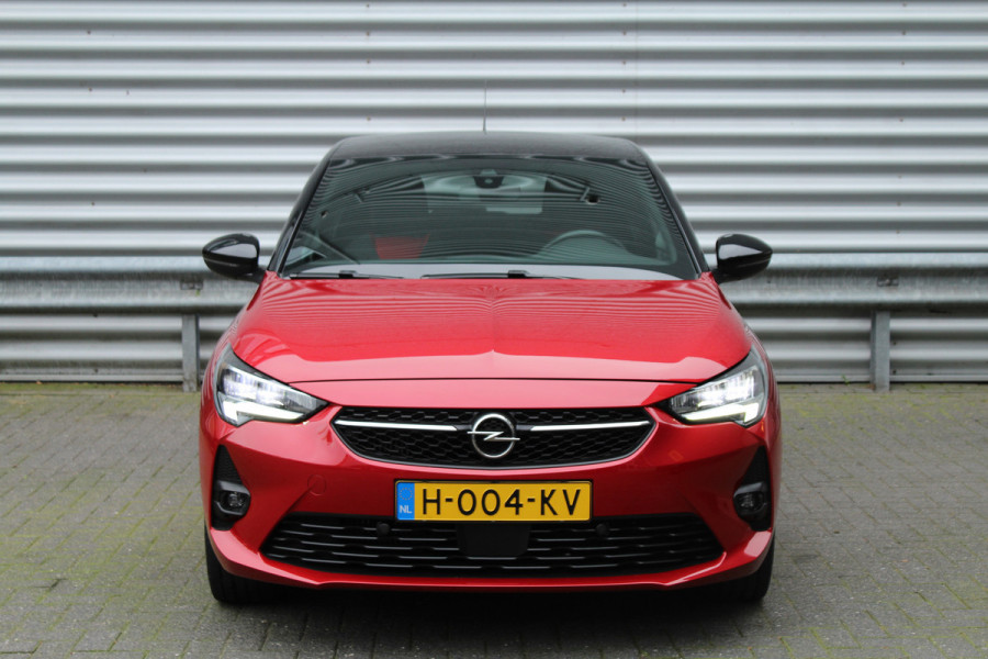 Opel Corsa 1.2 101pk GS Line NL-Auto NAP Clima Cruise Navi LED Two-Tone Zwarte 17"LMV