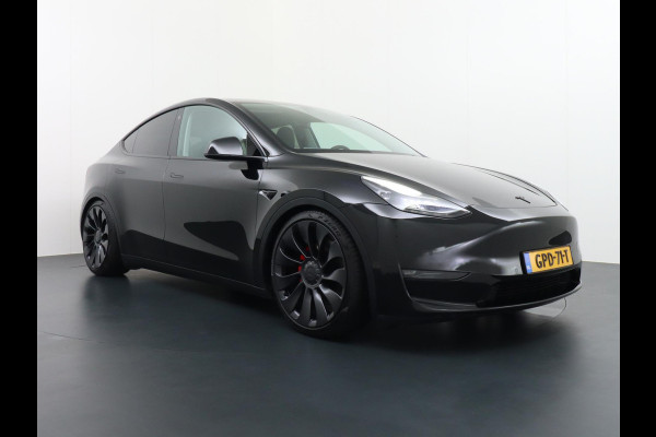 Tesla Model Y Performance AWD 75 kWh VAN 50.900 VOOR 44.877 EINDEJAARSVOORDEEL 6.023 | LEDER | PANO | RESTERENDE FABR. GARANTIE