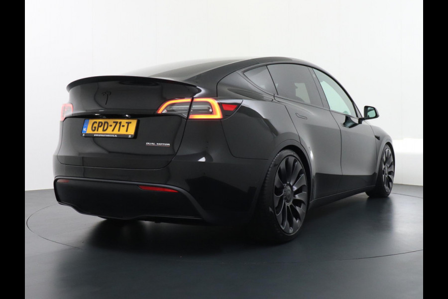 Tesla Model Y Performance AWD 75 kWh VAN 50.900 VOOR 44.877 EINDEJAARSVOORDEEL 6.023 | LEDER | PANO | RESTERENDE FABR. GARANTIE