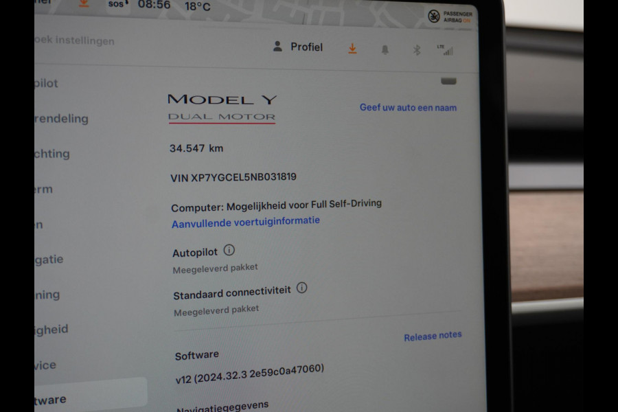 Tesla Model Y Performance AWD 75 kWh VAN 50.900 VOOR 44.877 EINDEJAARSVOORDEEL 6.023 | LEDER | PANO | RESTERENDE FABR. GARANTIE