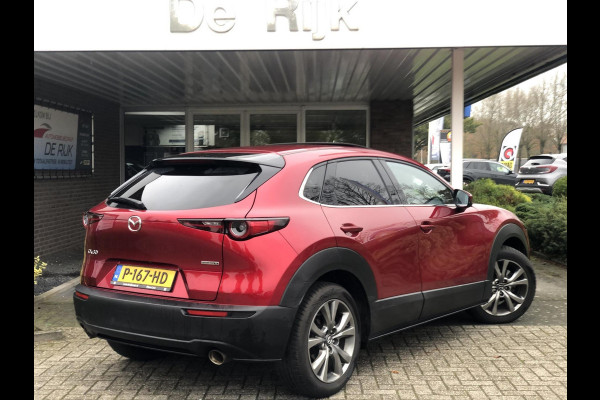 Mazda CX-30 2.0 e-SkyActiv-X M Hybrid Luxury | Schuifdak, Leder, 360Camera, Stoel+Stuurverw., El. A.klep | Dealeronderhouden |