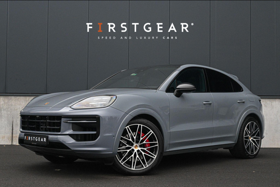 Porsche Cayenne Coupé 3.0 E-Hybrid *Burmester 3D / Luchtvering / Stoelventilatie / Soft-Close / Bijrijders-display / HUD / Keyless*