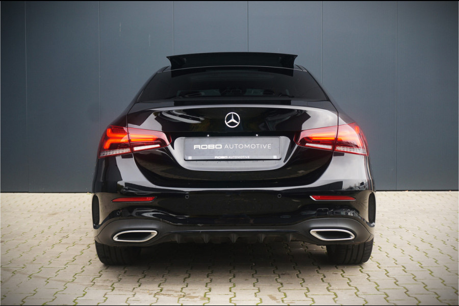 Mercedes-Benz A-Klasse 250 e Premium Plus AMG Line | Panoramadak | Burmester | Ambiance Verlichting | Keyless | Camera | Night Pakket | BTW | Automaat | Leer | Cruise Control |