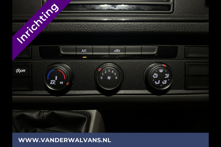 Volkswagen Crafter 2.0 TDI L3H2 L2H1 inrichting Euro6 Airco | 2x Zijdeur | Camera | Trekhaak | Cruisecontrol Apple Carplay, Android Auto, Chauffeursstoel, Bijrijdersbank