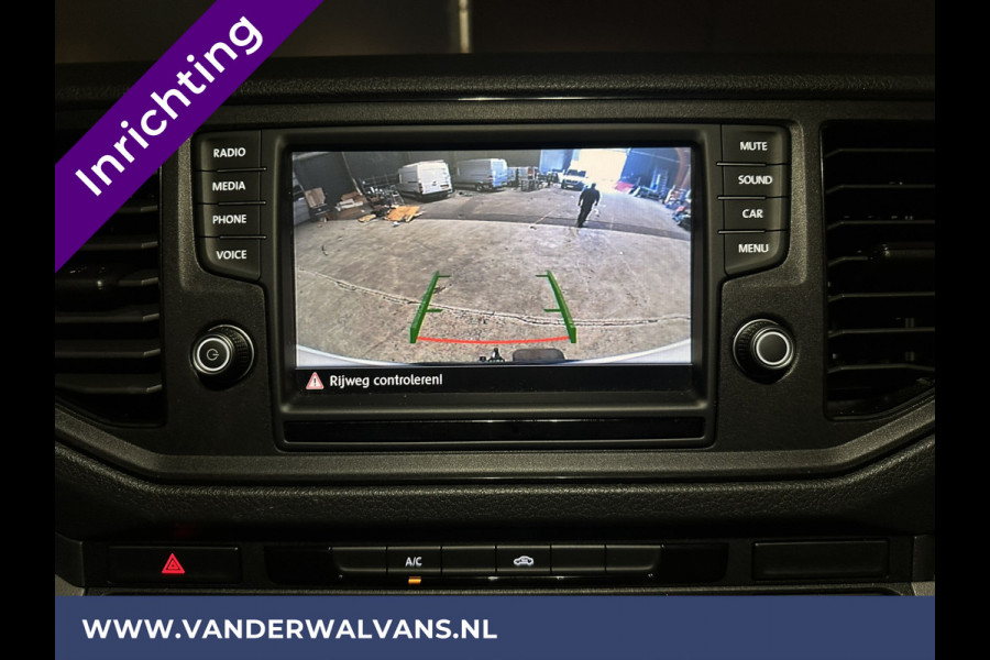 Volkswagen Crafter 2.0 TDI L3H2 L2H1 inrichting Euro6 Airco | 2x Zijdeur | Camera | Trekhaak | Cruisecontrol Apple Carplay, Android Auto, Chauffeursstoel, Bijrijdersbank