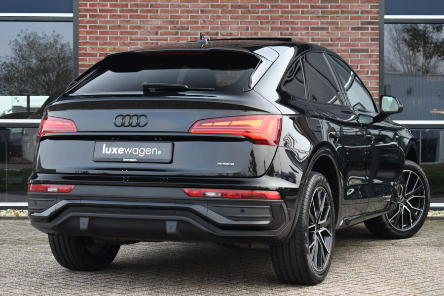 Audi Q5 Sportback 50 TFSI e S-Line Pano ACC El-zetels Ruitstiksel 20inch Camera