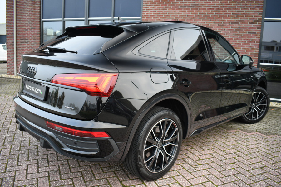 Audi Q5 Sportback 50 TFSI e S-Line Pano ACC El-zetels Ruitstiksel 20inch Camera