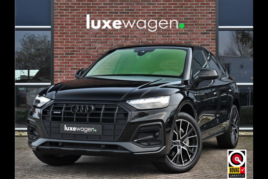 Audi Q5 Sportback 50 TFSI e S-Line Pano ACC El-zetels Ruitstiksel 20inch Camera