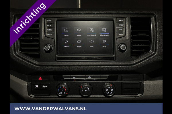 Volkswagen Crafter 2.0 TDI L3H2 L2H1 inrichting Euro6 Airco | 2x Zijdeur | Camera | Trekhaak | Cruisecontrol Apple Carplay, Android Auto, Chauffeursstoel, Bijrijdersbank